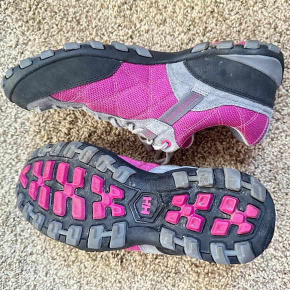 Helly Hansen womens hiking shoes sneakers size 8 pink grey gently used - Picture 6 of 8